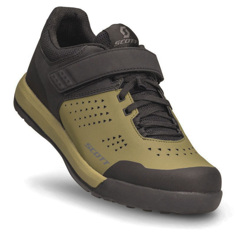 Produktbild von SCOTT MTB Shr-alp Lace Strap Schuhe Herren - schwarz/tannengrün