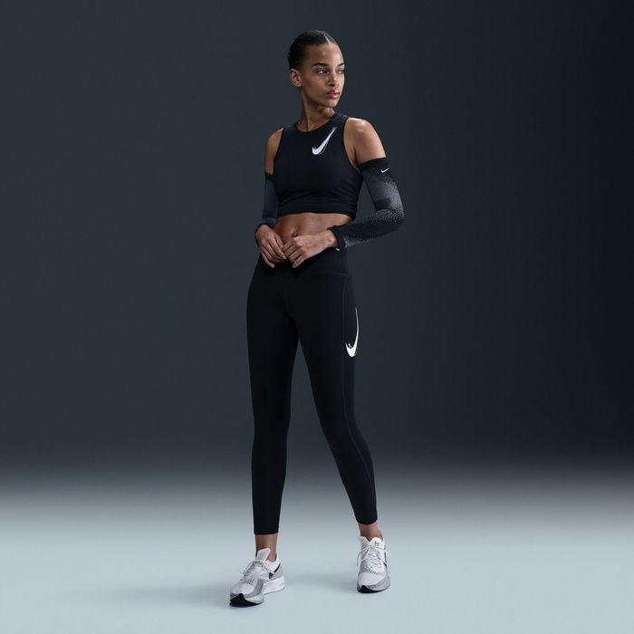 Nike Fast Dri-Fast Mid Rise 7/8 Tights Women - black HV8555-010