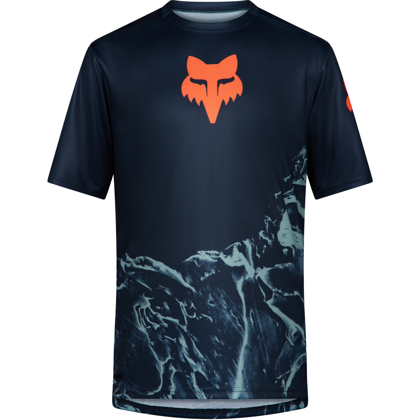 Мужская майка FOX Ranger MTB с коротким рукавом - Графический принт - arctic blue blue
