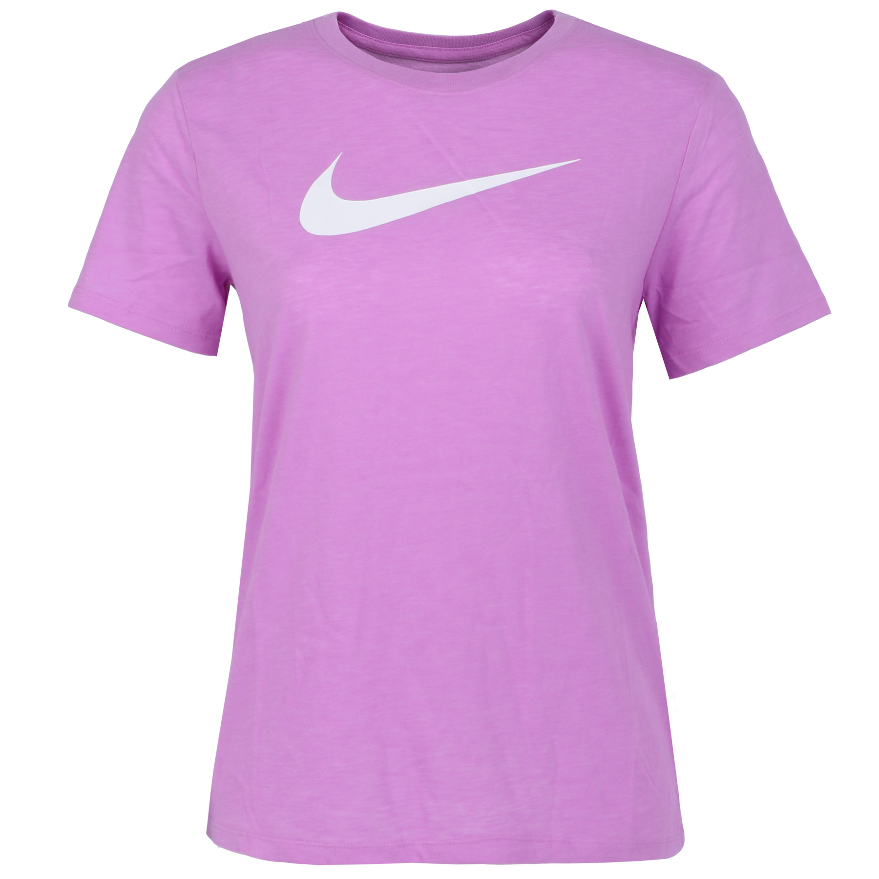 Nike T-Shirt Femme - Dri-FIT Swoosh - rush fuchsia/pure/htr/white FD2884-532