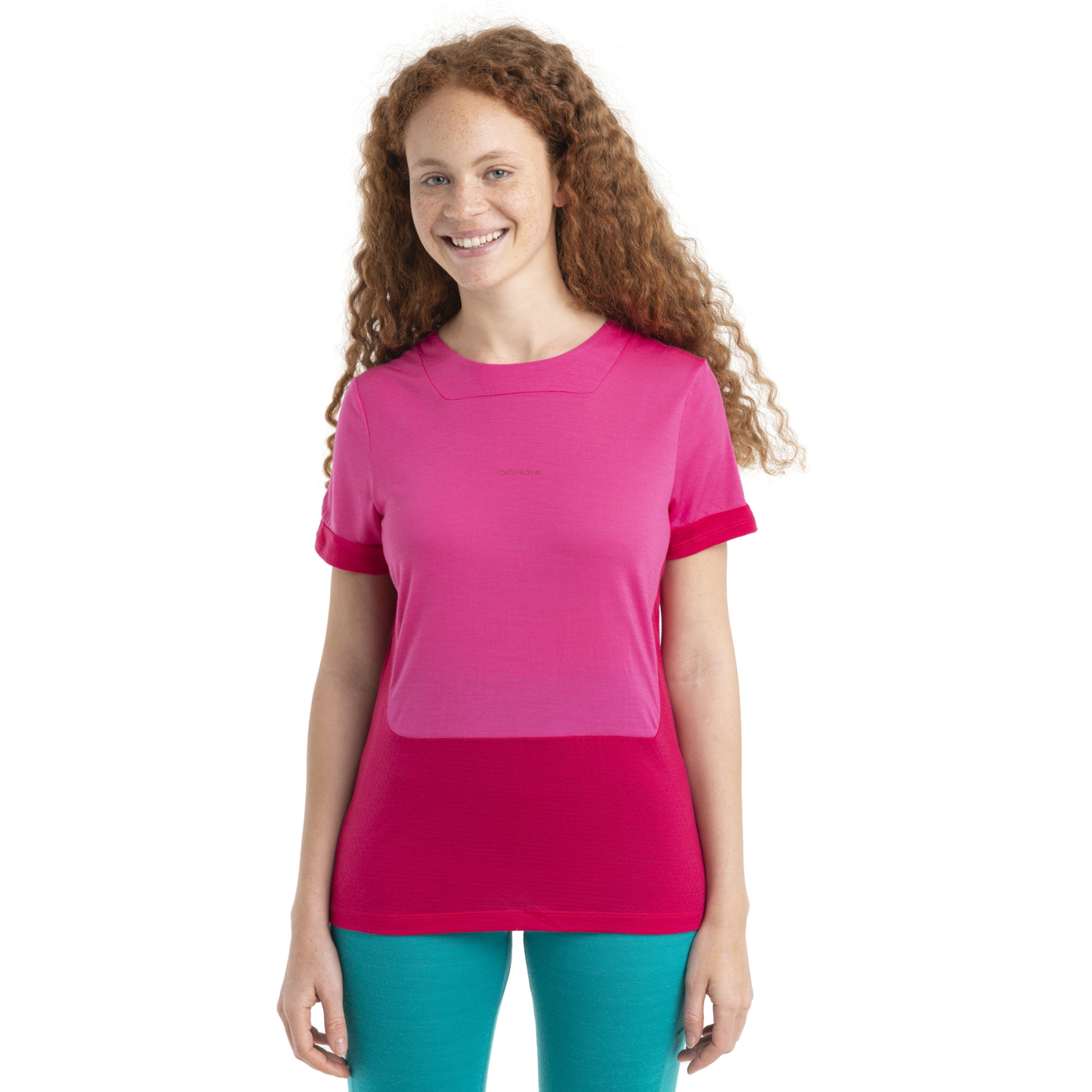 Foto de Icebreaker Camiseta Mujer - ZoneKnit™ - Tempo/Electron Pink