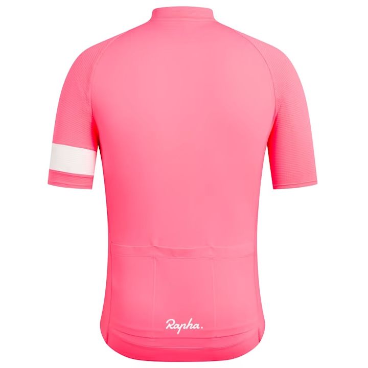 Rapha Core Lightweight Short Sleeve Jersey Men high vis pink BIKE24