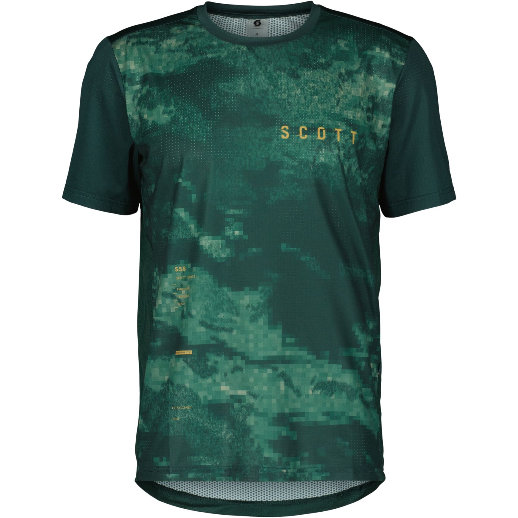 Productfoto van SCOTT Trail Vertic Fietsshirt met Korte Mouwen Heren - lush green/haze green
