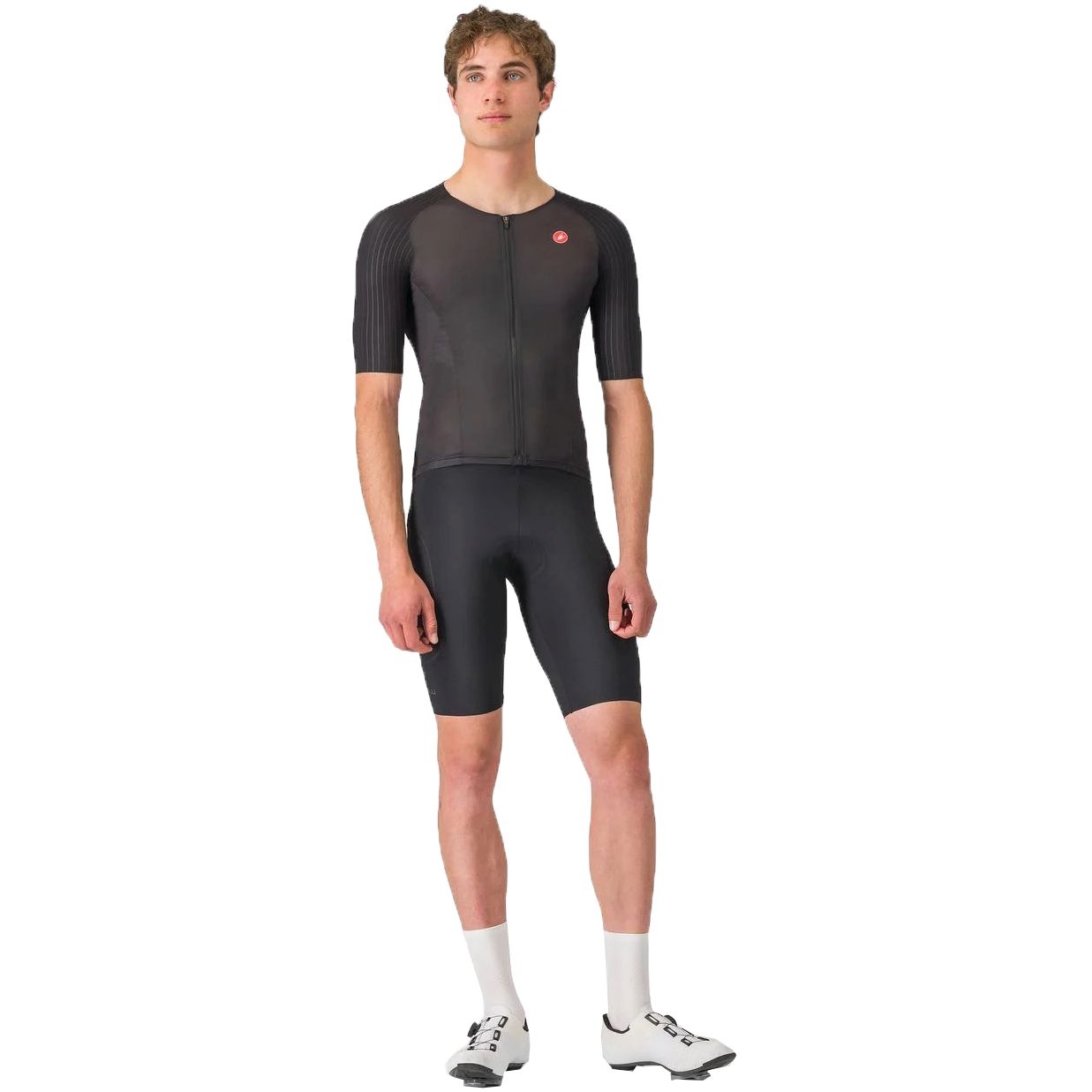 Maillot Castelli Pro Thermal Mid Rosso Corsa manche courte