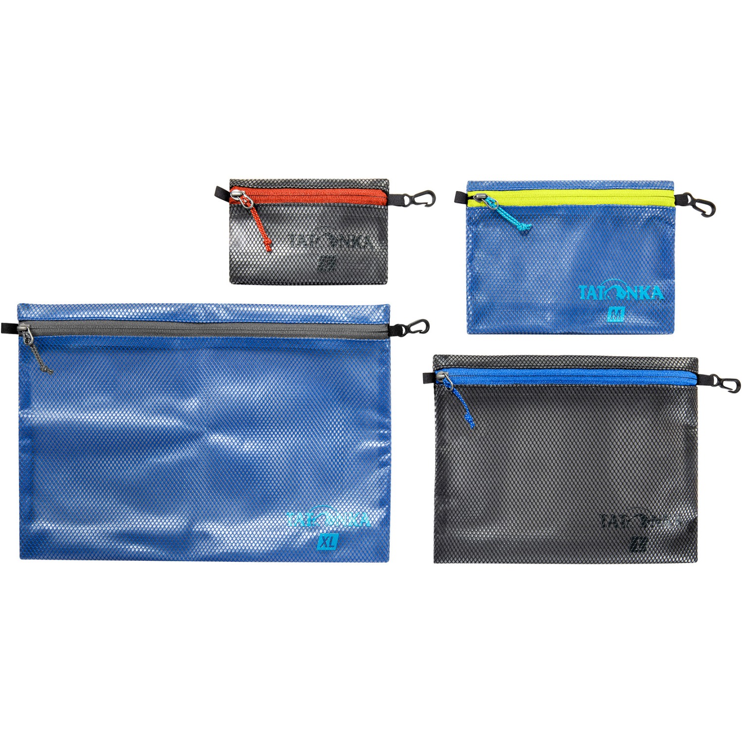 Produktbild von Tatonka Zip Pouch Set IV Reißverschlusstaschen (4 Stück) - assorted