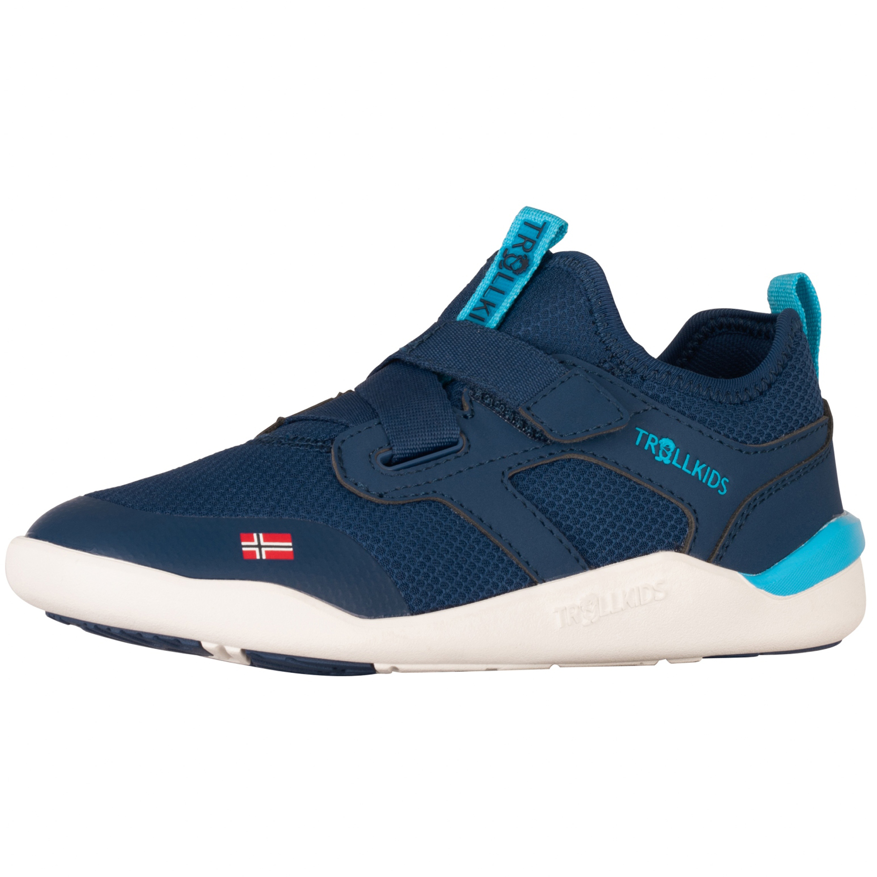 Foto de Trollkids Zapatillas Barefoot Niño - Bergen Hiker - Dark Indigo/Pool Blue
