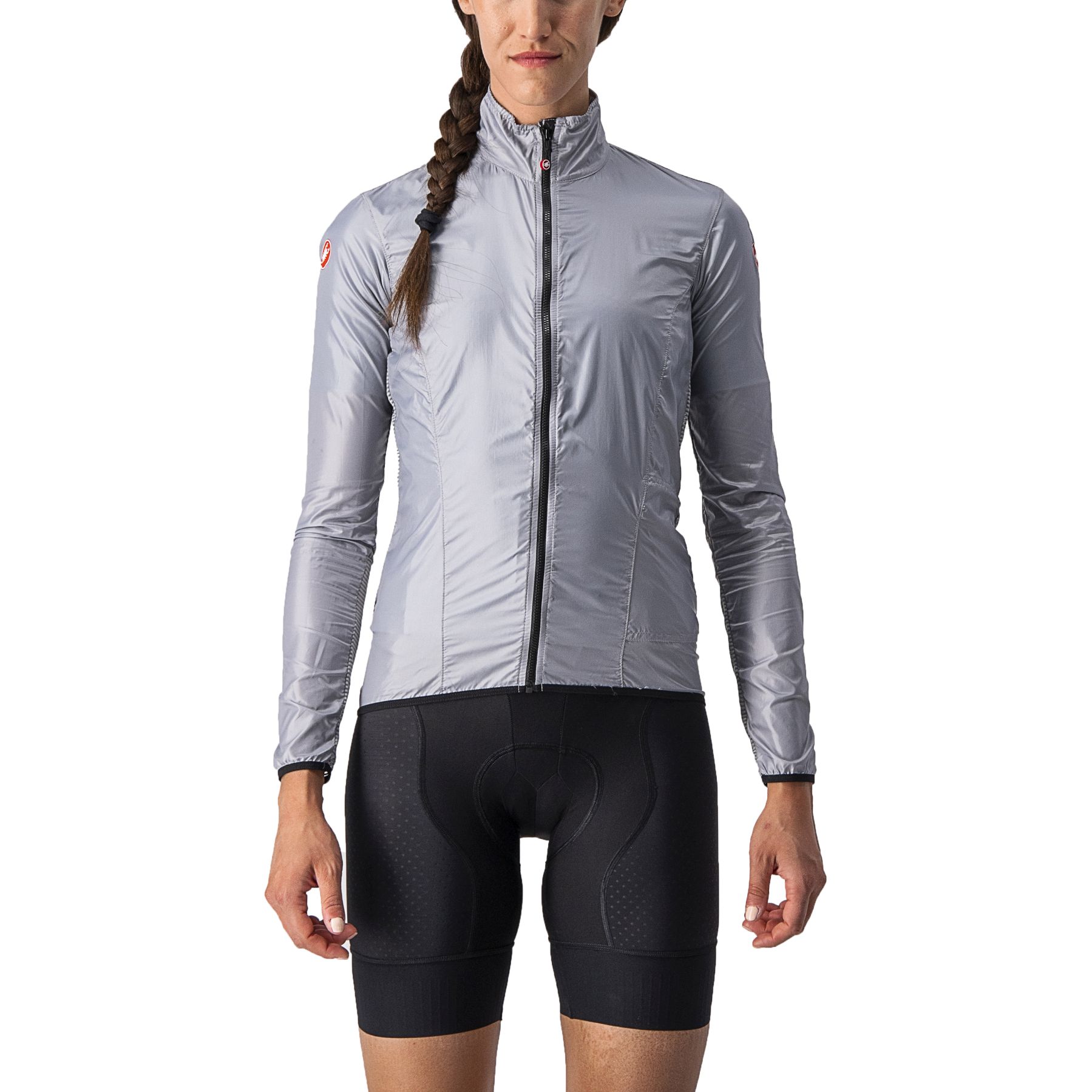 Picture of Castelli Aria Shell Jacket Women - silver grey 870