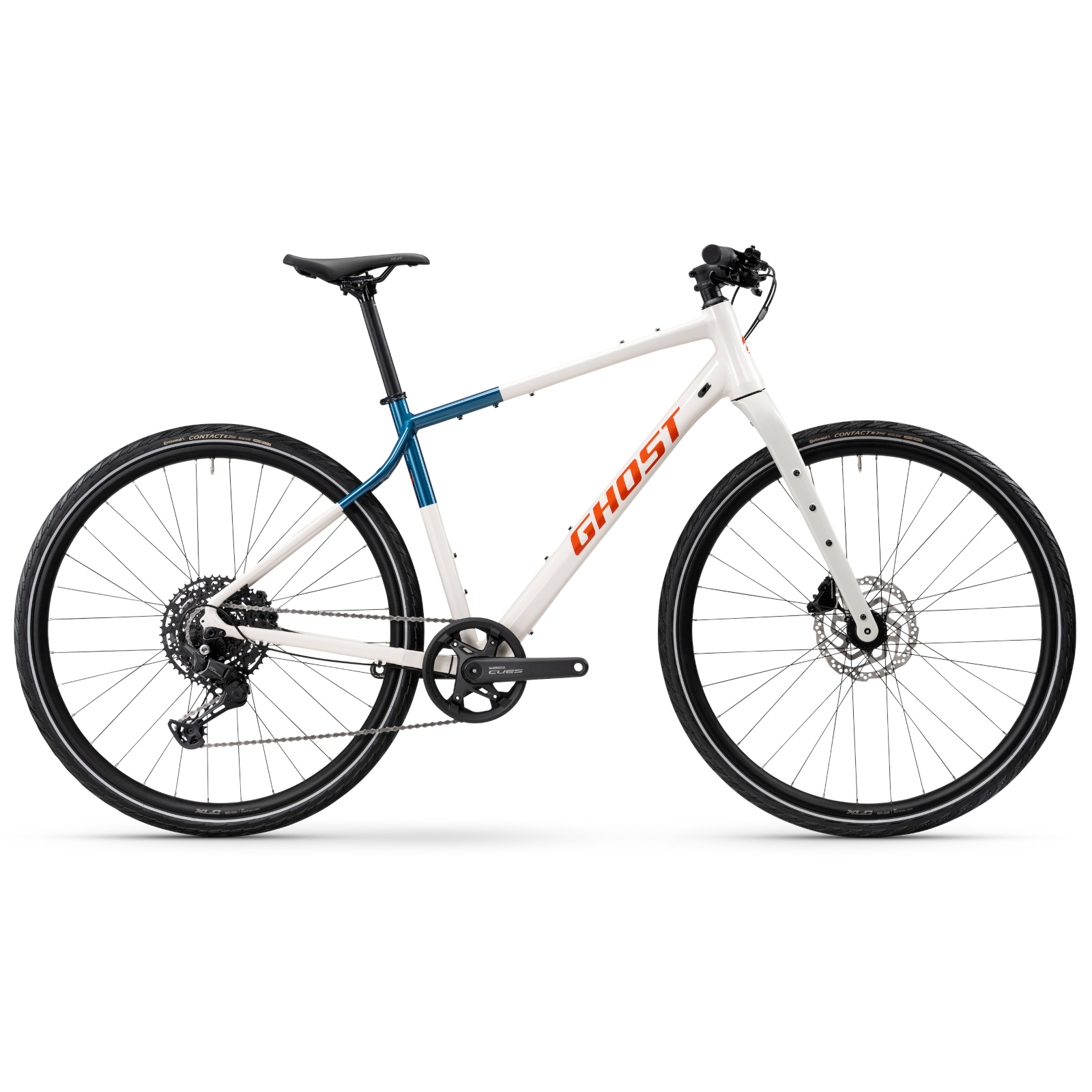 Ghost URBAN ASKET - City Bike - 2026 - white / deep sea blue