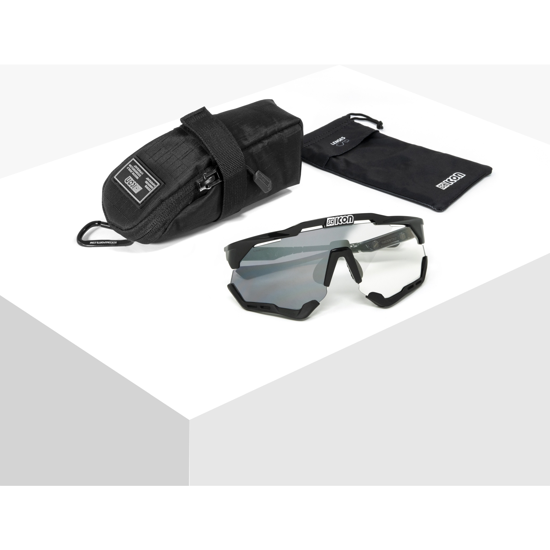 Scicon Aeroshade XL Glasses - White Gloss - Photocromic | BIKE24