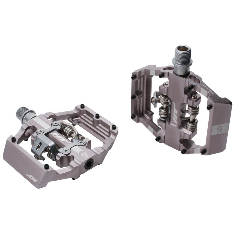 HT D1 DUO Clipless / Flat Pedals - grey | BIKE24