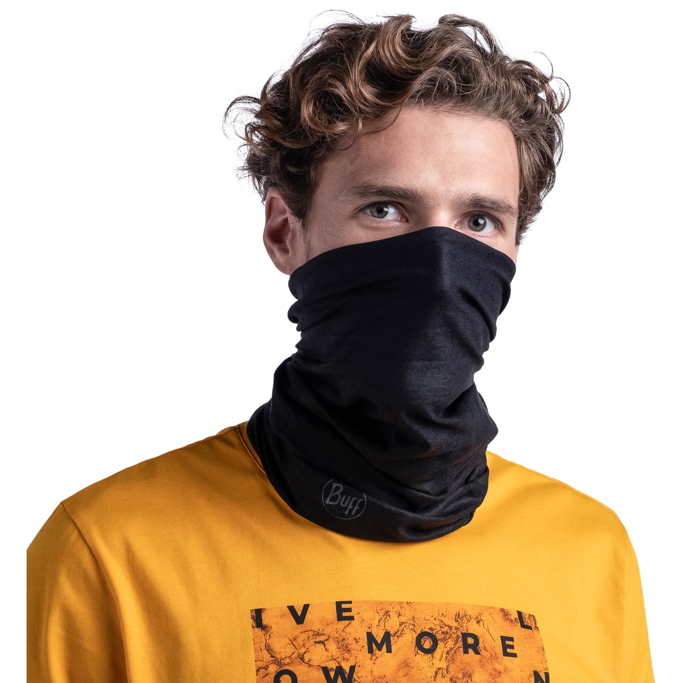 Buff Uniseks multifunctionele doek voor volwassenen, zwart