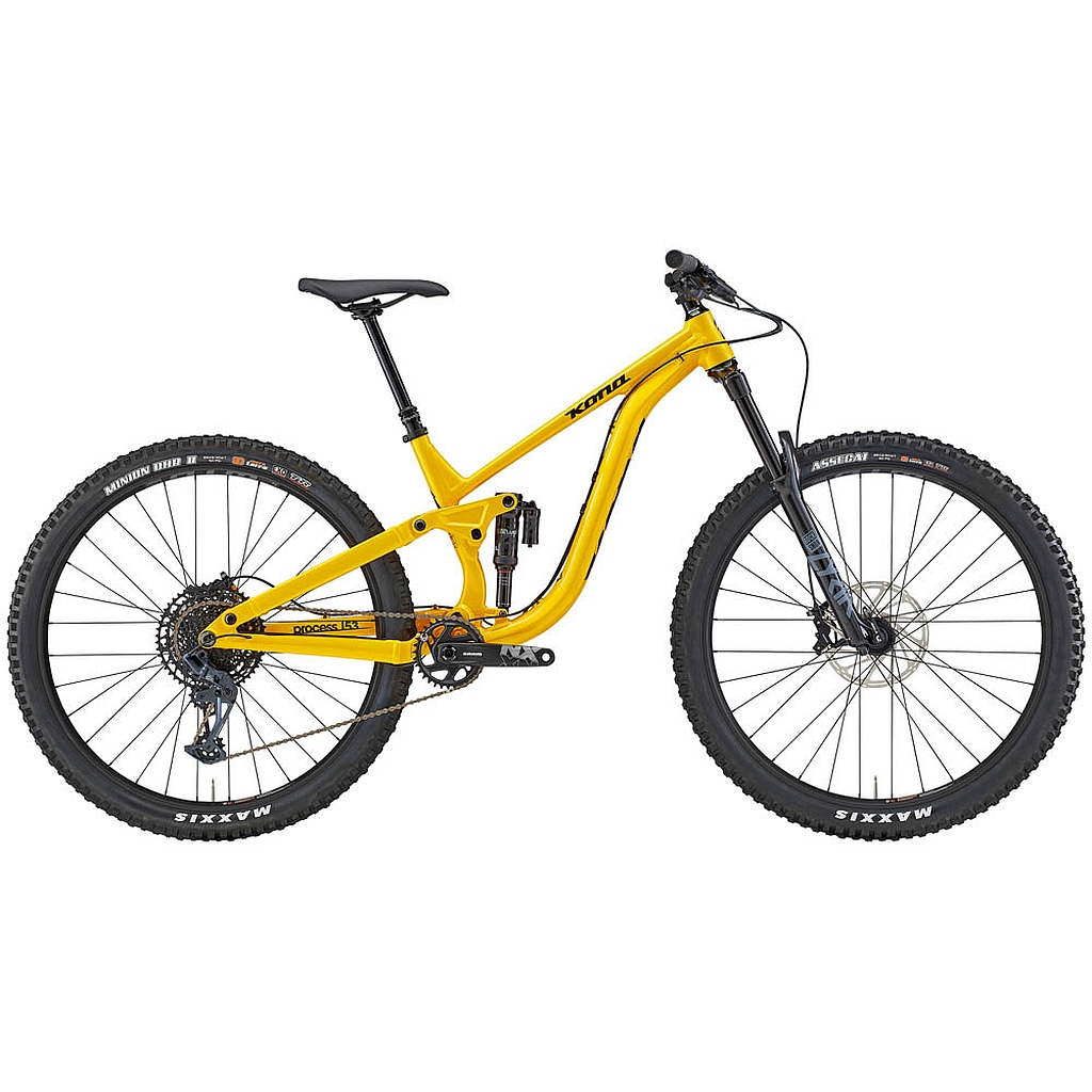 Productfoto van Kona PROCESS 153 DL - 29 Inches Mountainbike - 2022 - Gloss Kodak Yellow