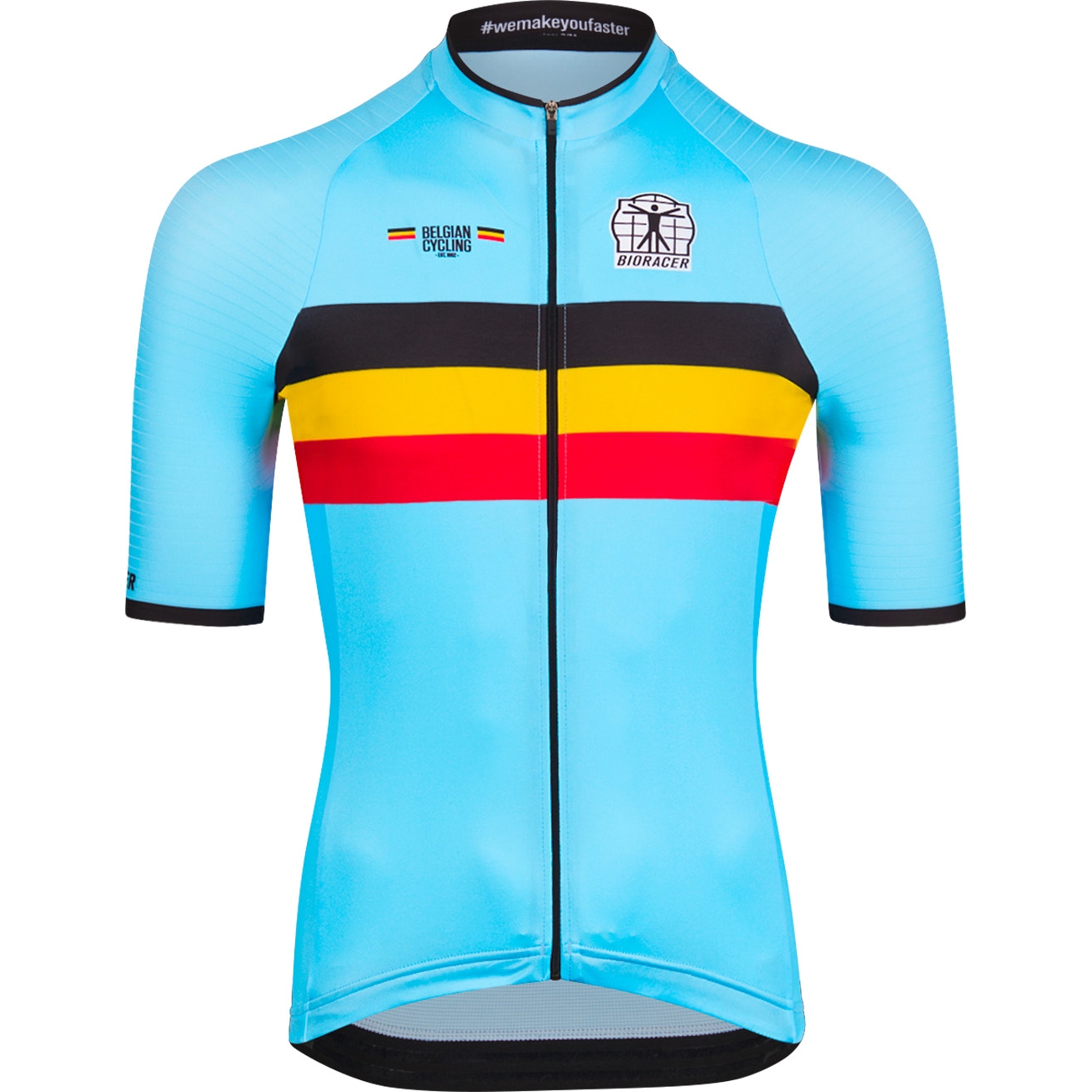 Productfoto van Bioracer Fietsshirt met Korte Mouwen - Belgian Cycling Icon Classic