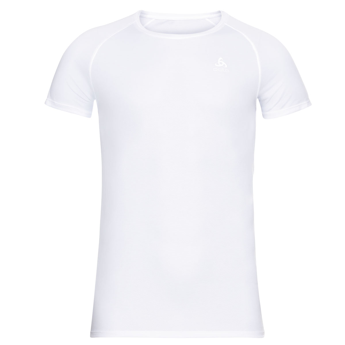 Picture of Odlo Men&#039;s Active F-Dry Light Eco Base Layer T-Shirt - white