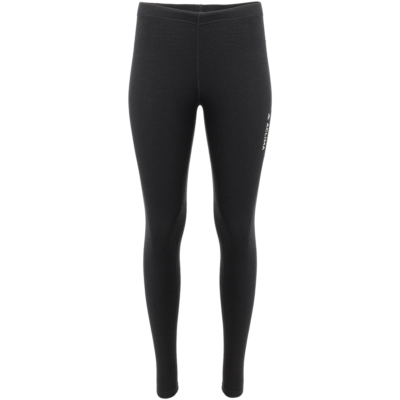 Женские длинные брюки из теплой шерсти Aclima - черный как смоль