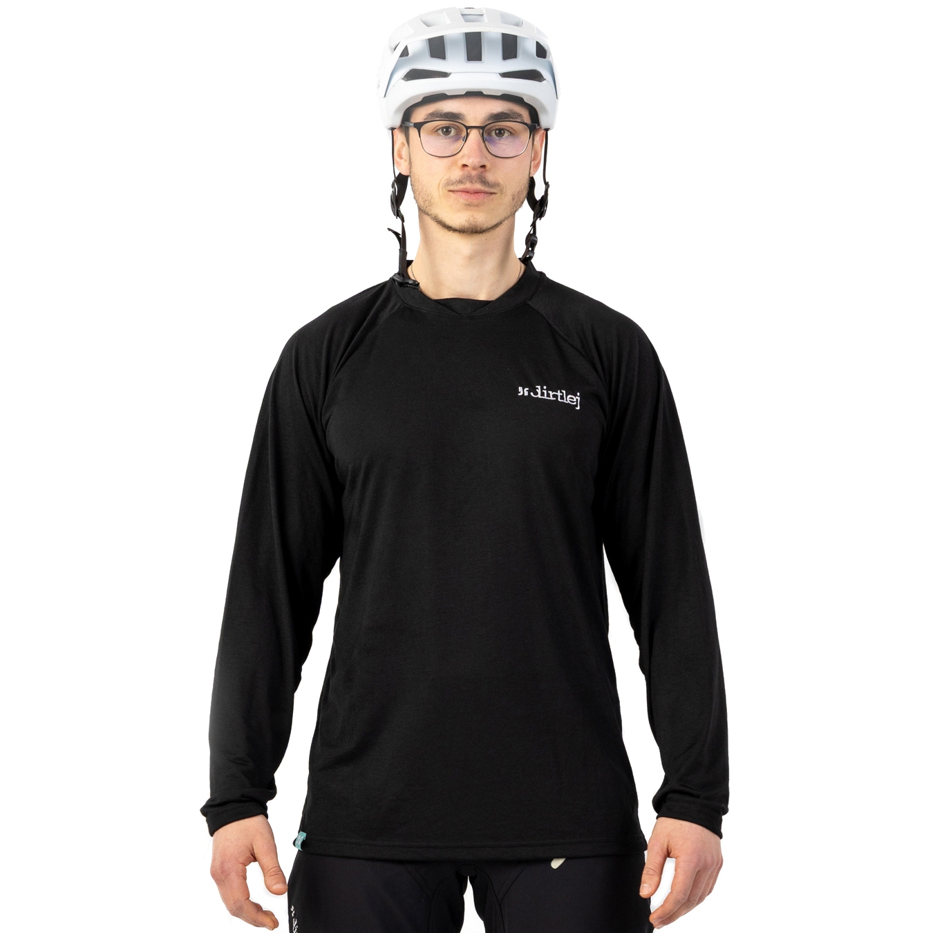 Produktbild von Dirtlej Mountee Long MTB-Trikot Herren - schwarz