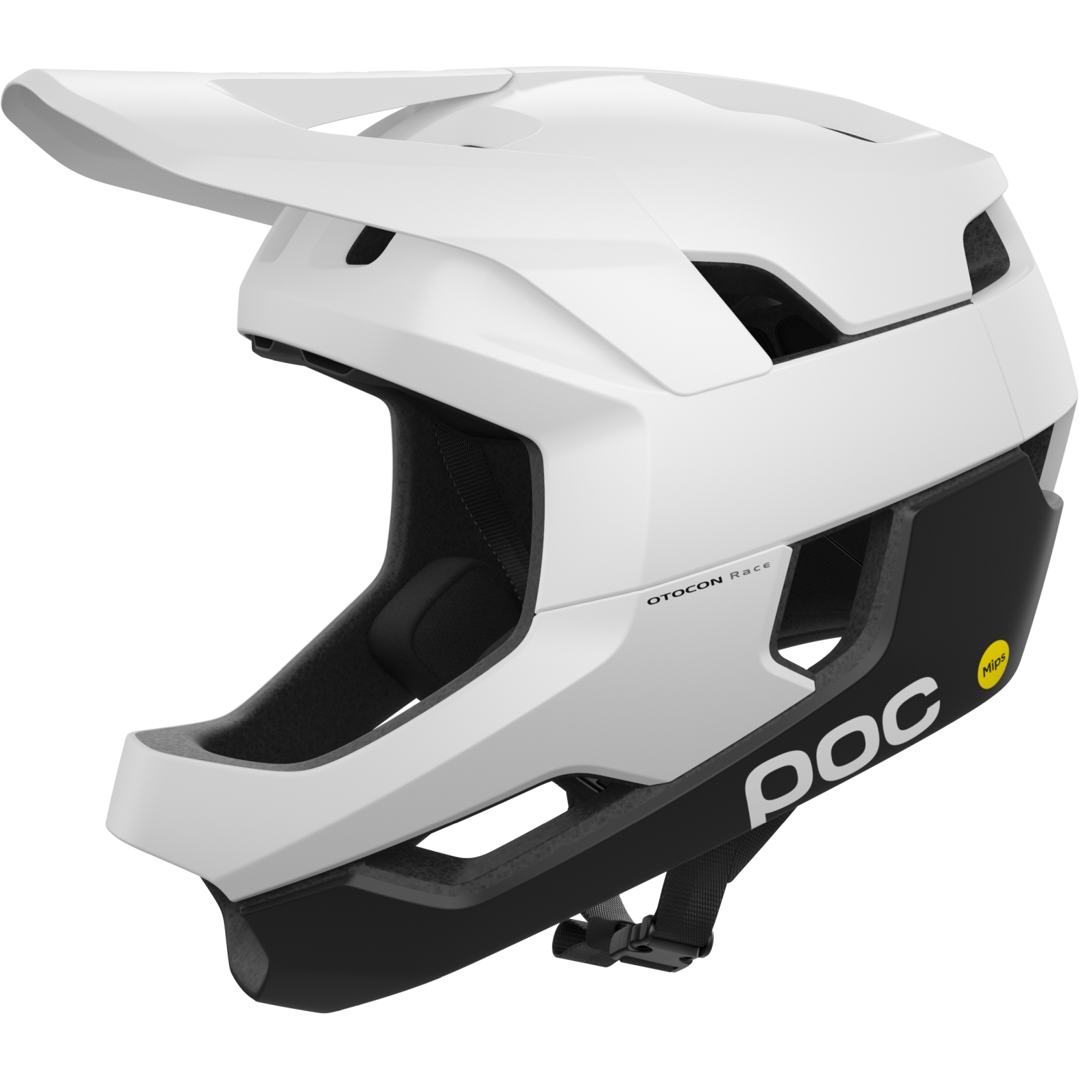 Image of POC Otocon Race MIPS Helmet - 8347 hydrogen white/uranium black matt