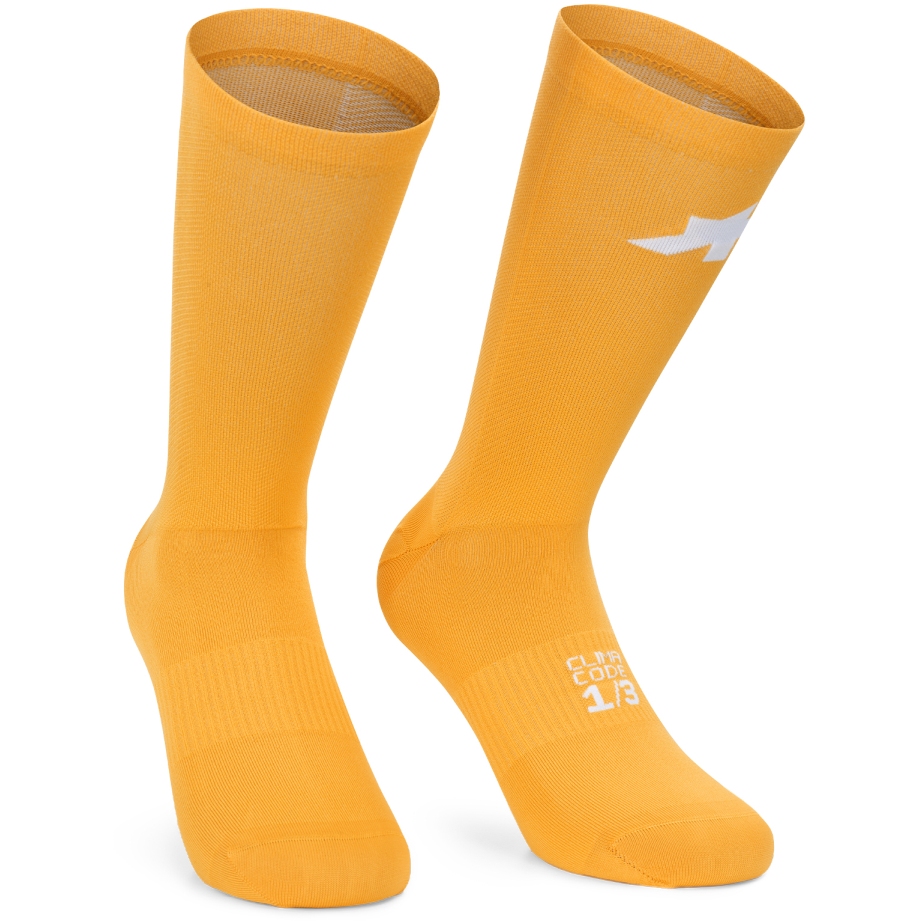 Bild von Assos Racing S11 Socken mittellang - flame orange