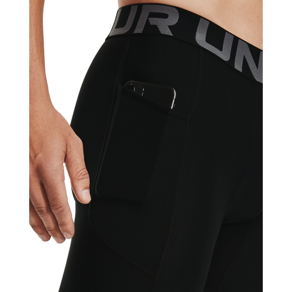 Under Armour HeatGear® Armour Compression Shorts Men - Black/White