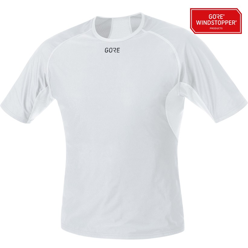 Produktbild von GOREWEAR GORE® WINDSTOPPER® Base Layer Shirt Herren - light grey/weiß 9201