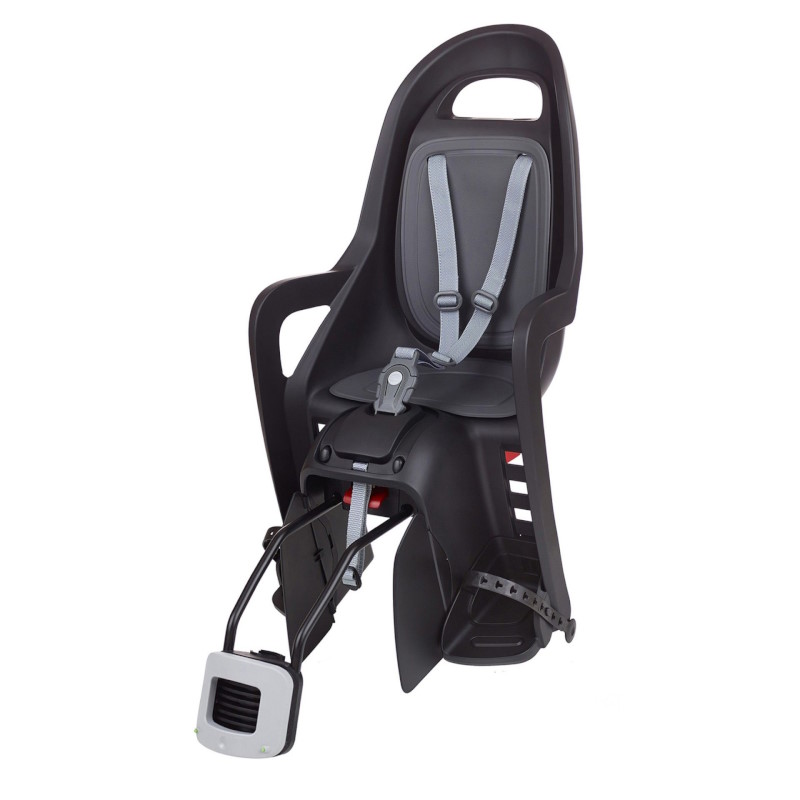 Productfoto van Polisport Groovy RS Plus Fietsstoeltje voor Kinderen voor Frame - zwart/donkergrijs