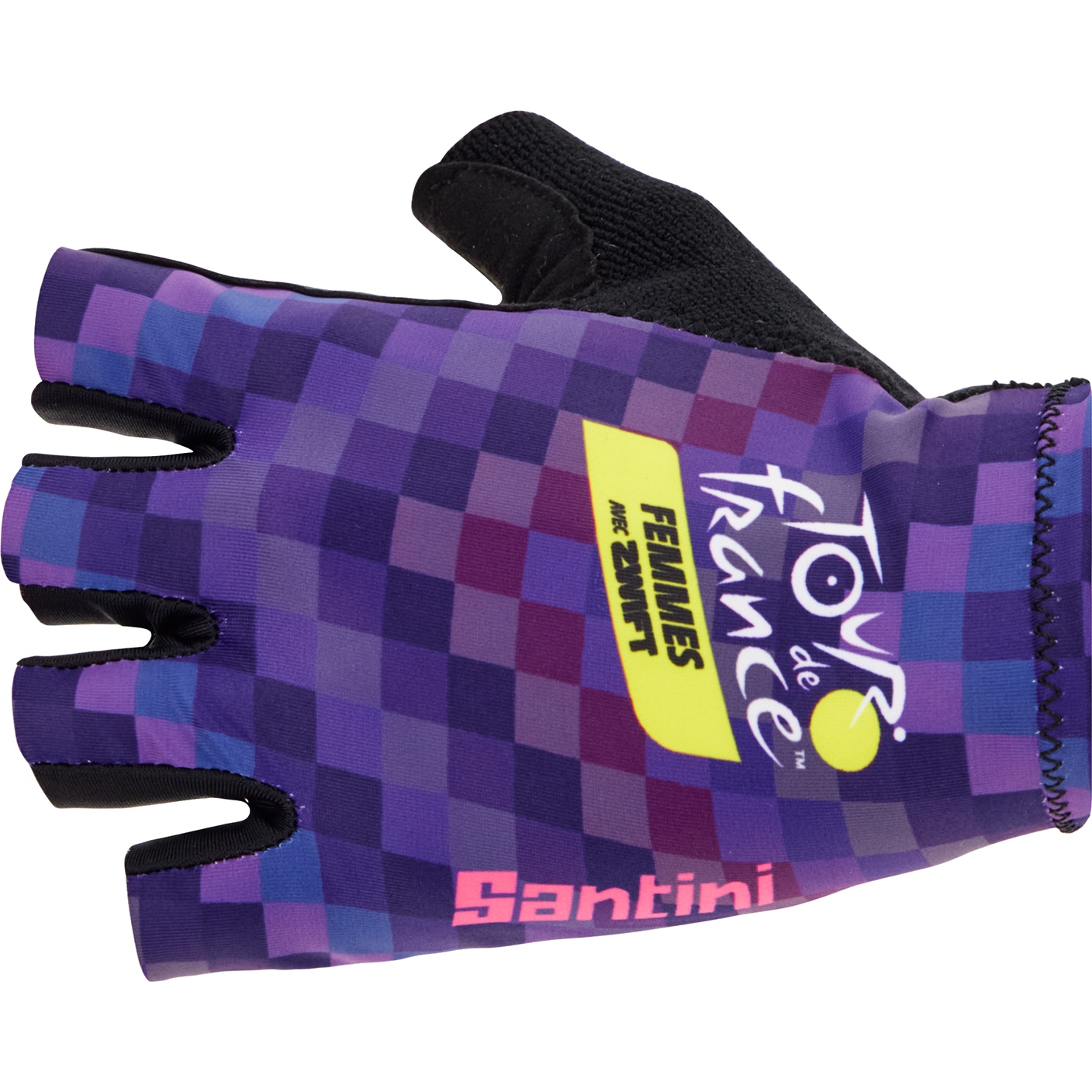 Produktbild von Santini Tourmalet Handschuhe - Tour de France™ Femmes avec Zwift 2023 Collection - RE367CLTMT3TDF - print
