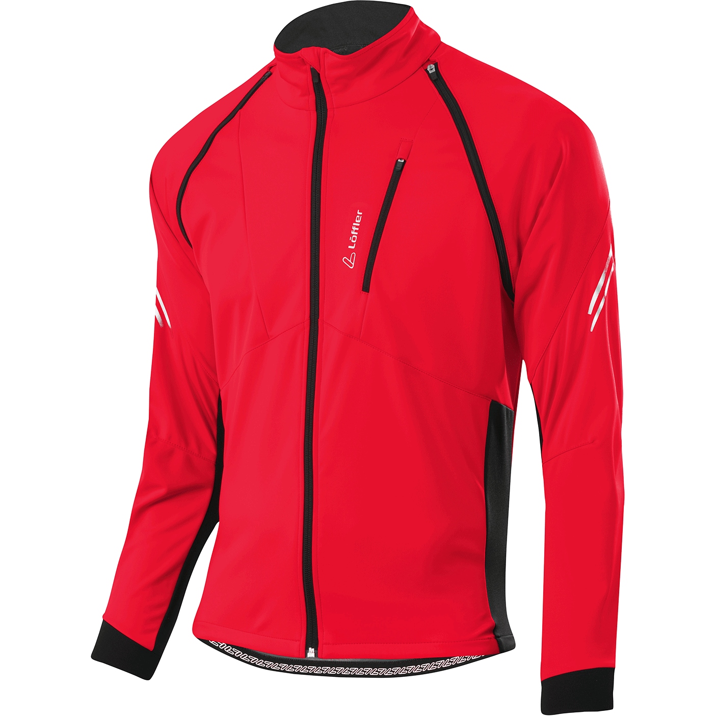 Produktbild von Löffler Zip-Off San Remo 2 Windstopper® Light Bike Jacke Herren - rot 551