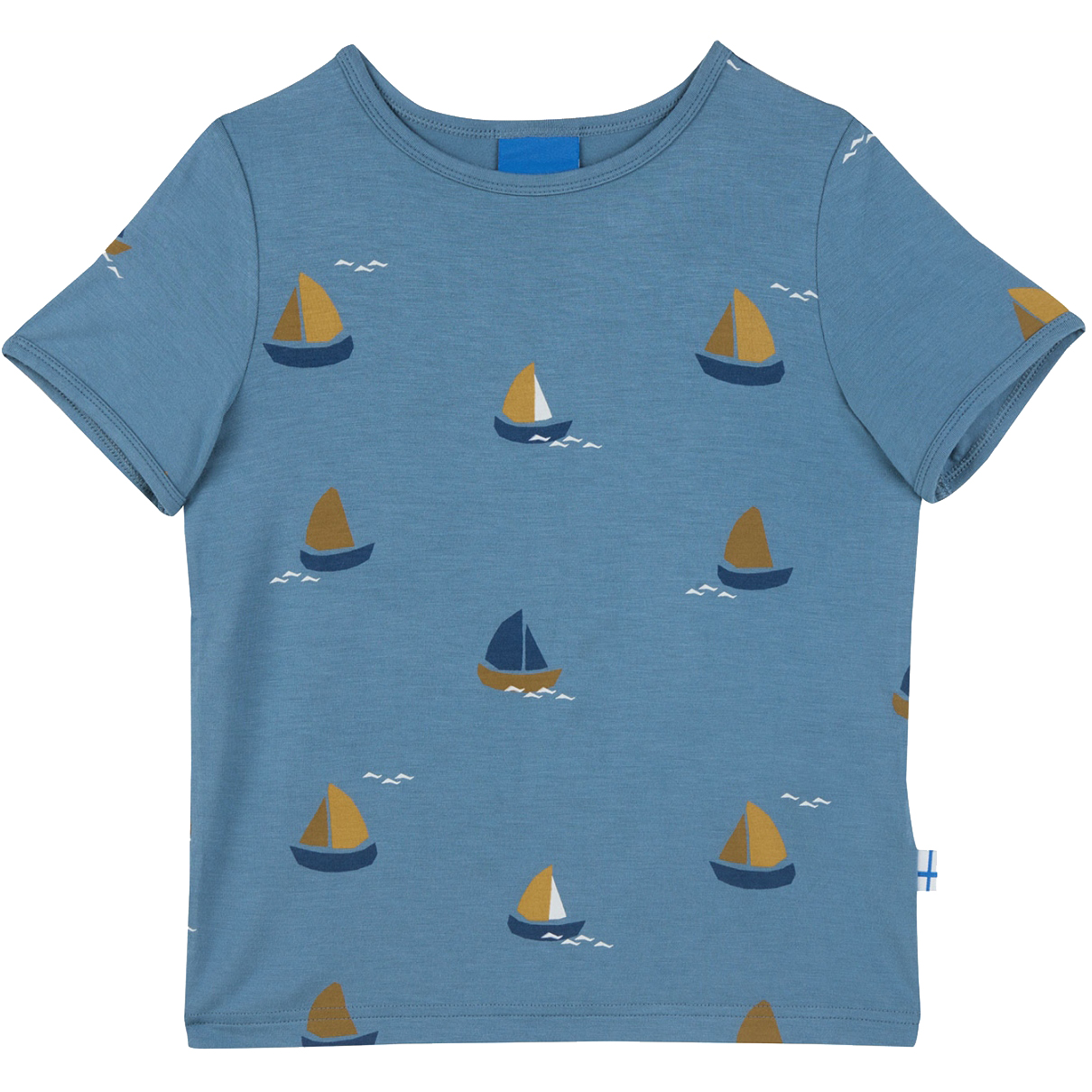 Picture of Finkid ILTA SUN Jersey T-Shirt Kids - bluestone