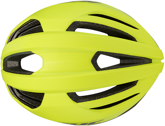 Neon green bike store helmet