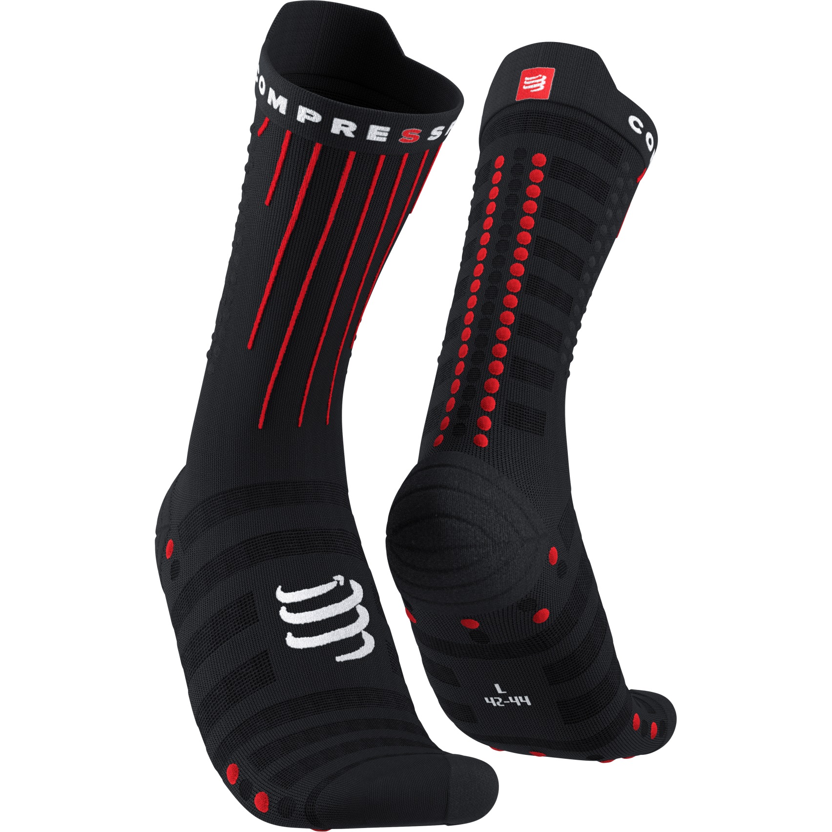 Picture of Compressport Aero Compression Socks - black/red