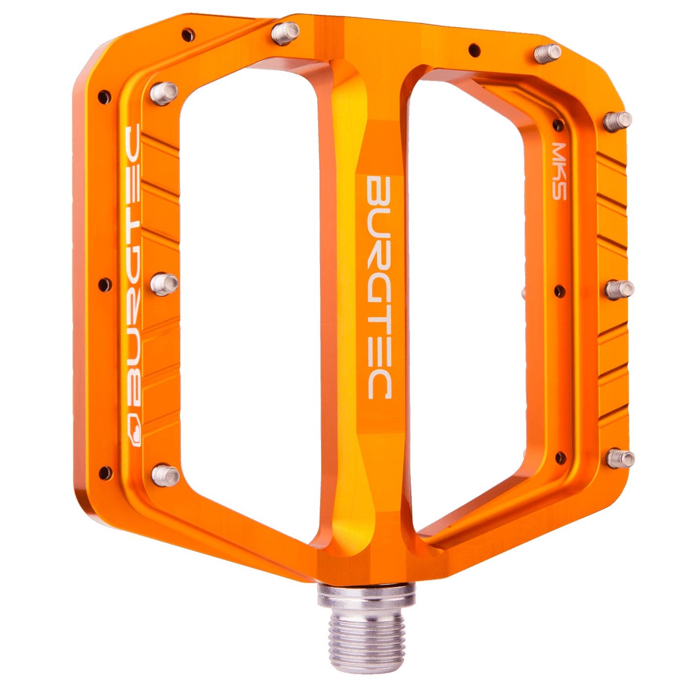 Produktbild von Burgtec Penthouse MK5 Plattform Pedal - Stahlachse - Iron Bro orange
