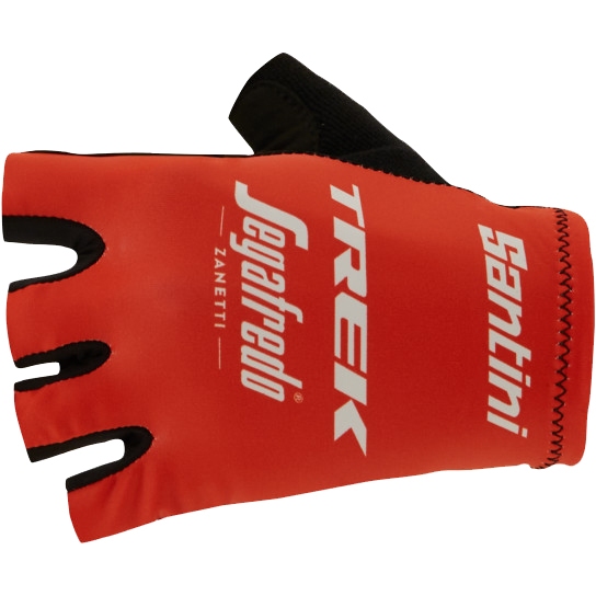 Image of Santini Trek-Segafredo 2022 Summer Gloves RE367CL22TS - red RS