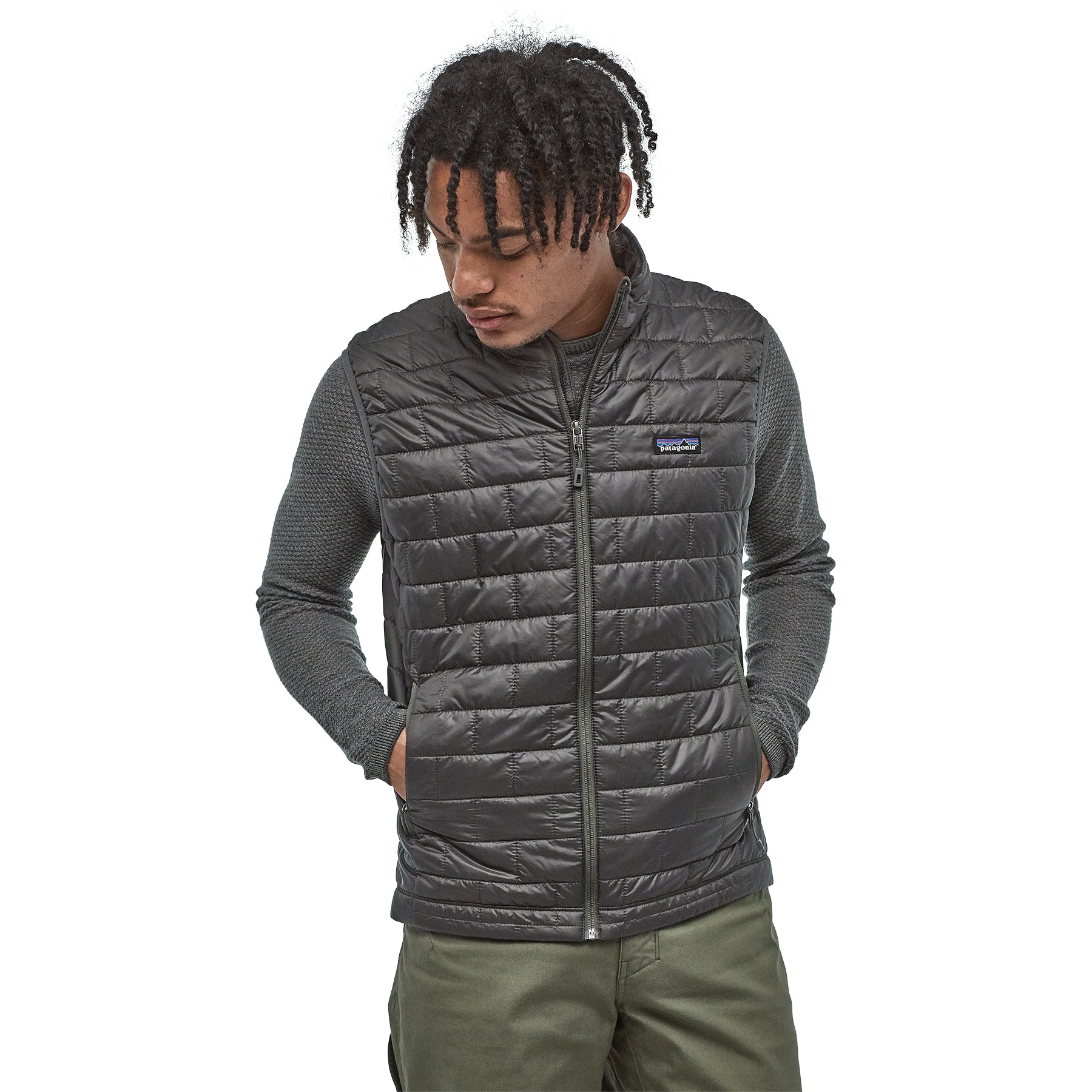 Picture of Patagonia Nano Puff Vest Men - Forge Grey