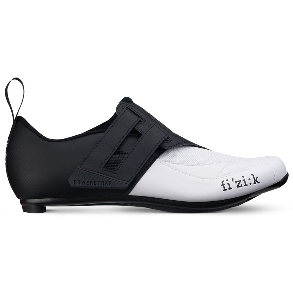 Productfoto van Fizik Transiro Powerstrap R4 Triathlon Shoe - black/white