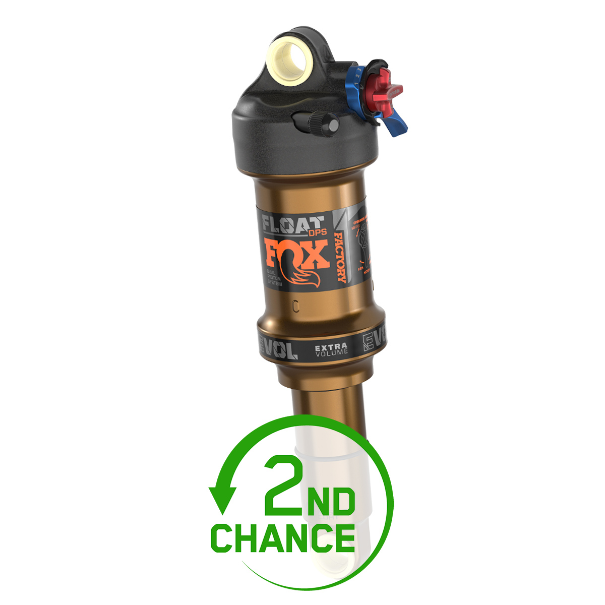 Photo produit de FOX Float DPS Factory 3-position Adj. EVOL LV Amortisseur - 200x57mm - Second Choix