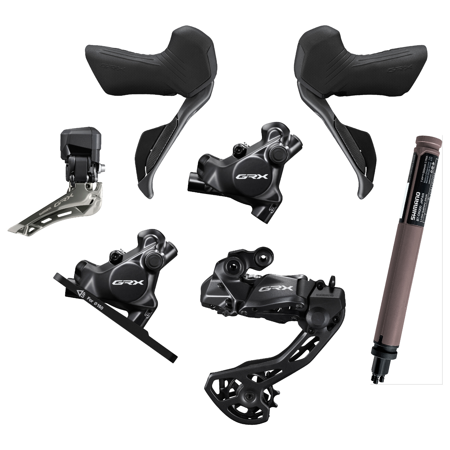 Picture of Shimano GRX RX825 Upgrade Kit - Di2 | 2x12-speed