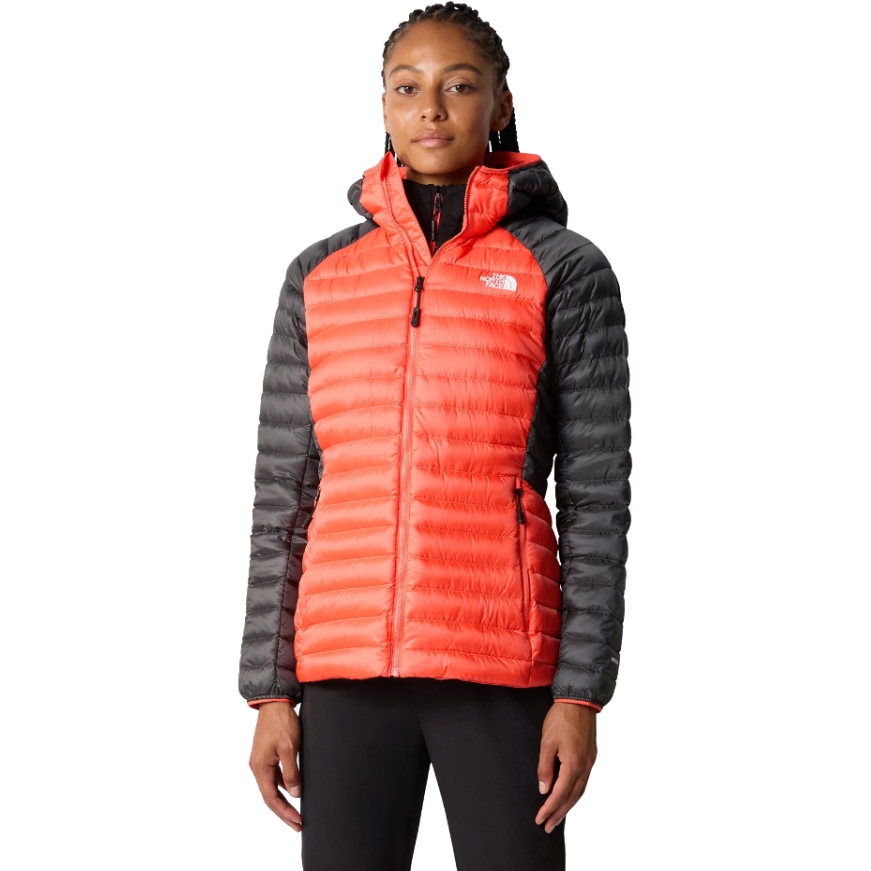 Picture of The North Face Bettaforca Down Hoodie Women - Radiant Orange/TNF Black