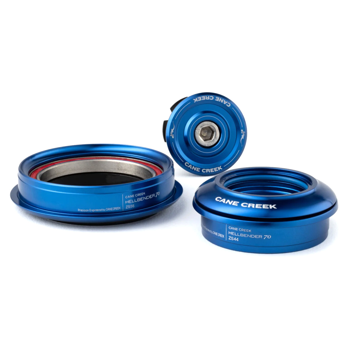 Гарнитура Cane Creek Hellbender 70 среднего класса - Зауженная - ZS44/28,6 | ZS56/40 - синий