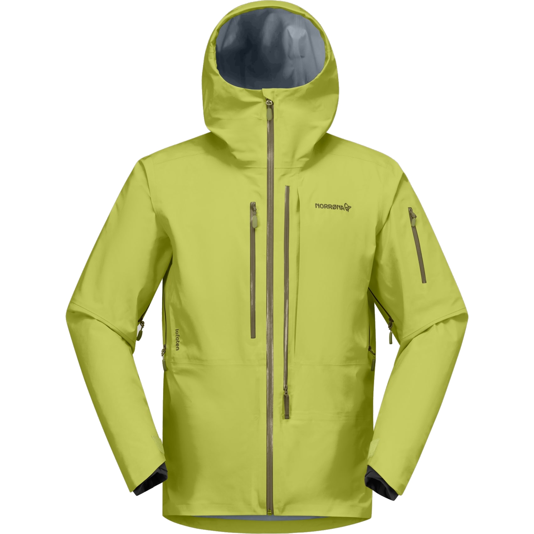 Norrona lofoten Gore-Tex Pro Jacket Men - Dark Citron | BIKE24