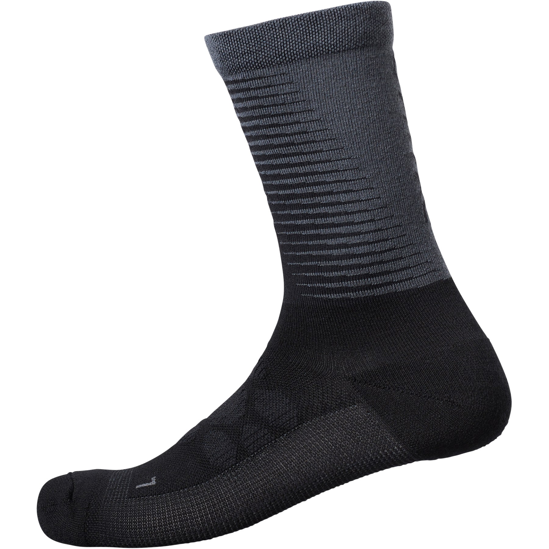 Shimano S-Phyre Merino Tall Socks - black/gray | BIKE24
