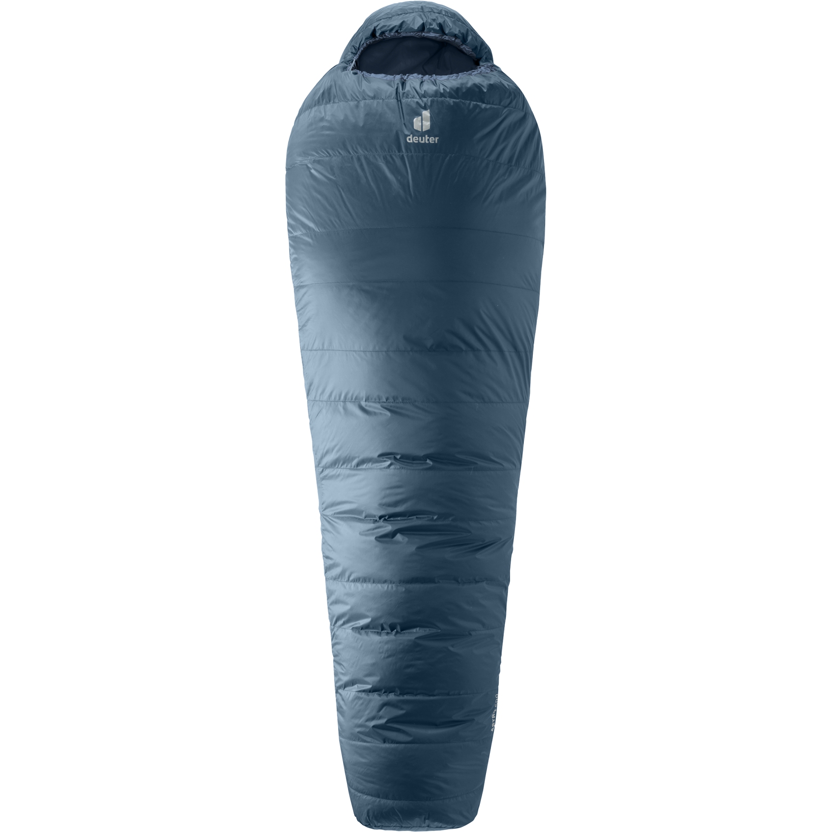 Пуховый спальный мешок Deuter Astro 500 -2C/28F - на молнии слева - морской пехотинец-чернильный
