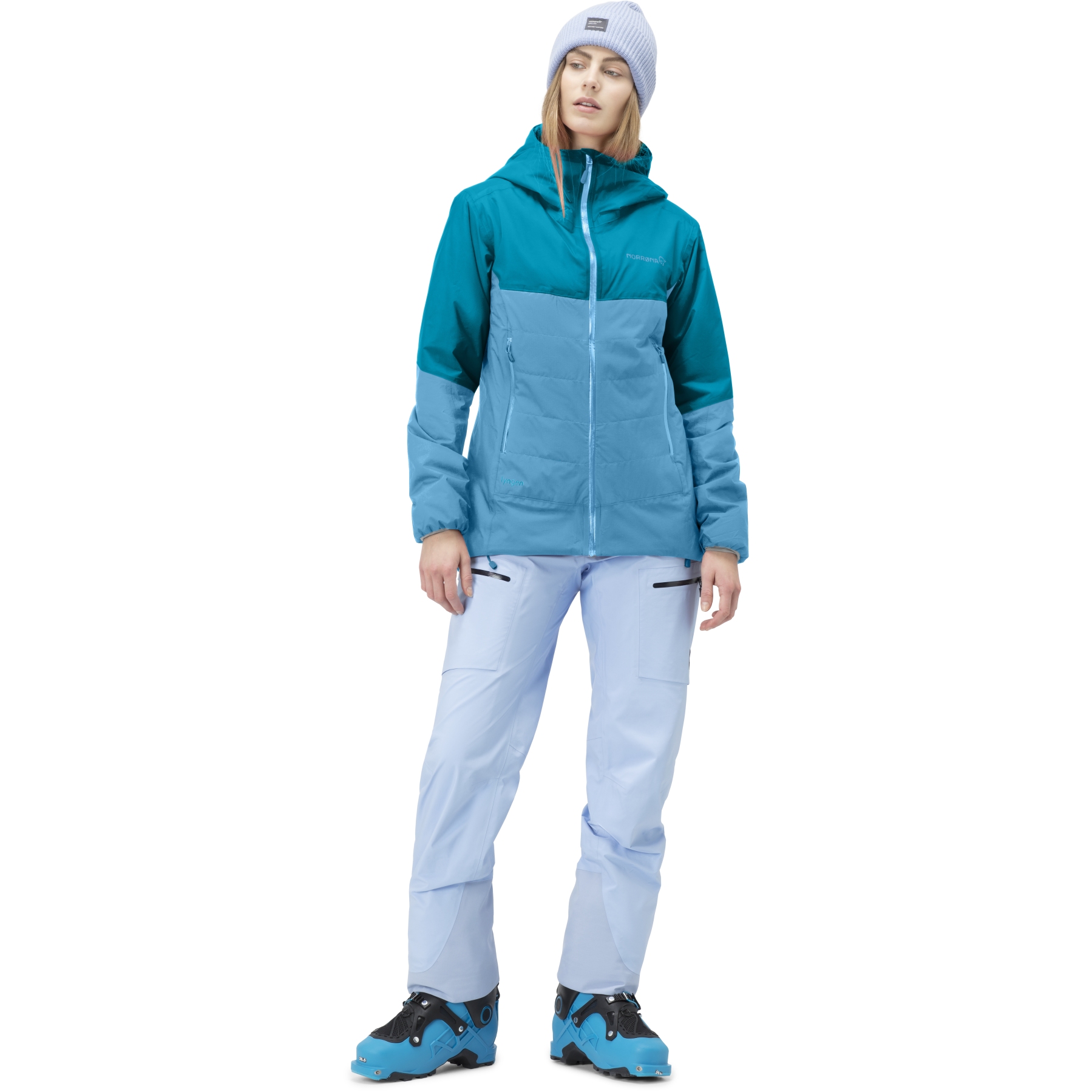 Norrona lyngen dri2 thermo60 Jacket Women - Aquarius
