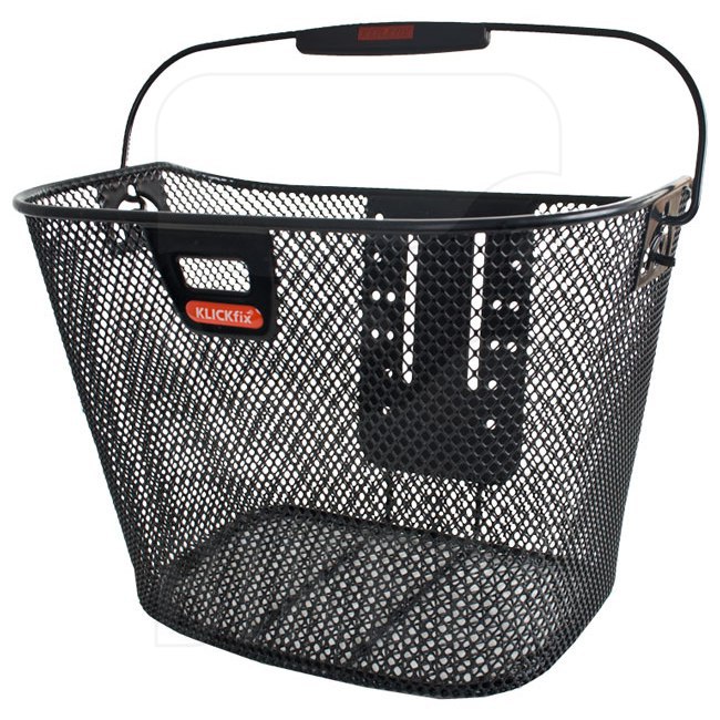 Picture of KLICKfix Uni with Lampclip Handle Bar Basket 0391KLIK - black