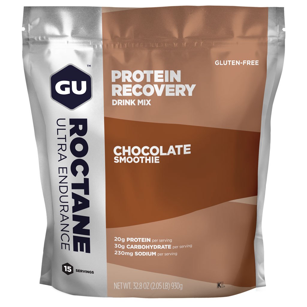 Productfoto van GU Roctane Recovery Protein Drink Mix (Chocolate Smoothie) - Beverage Powder - 930g