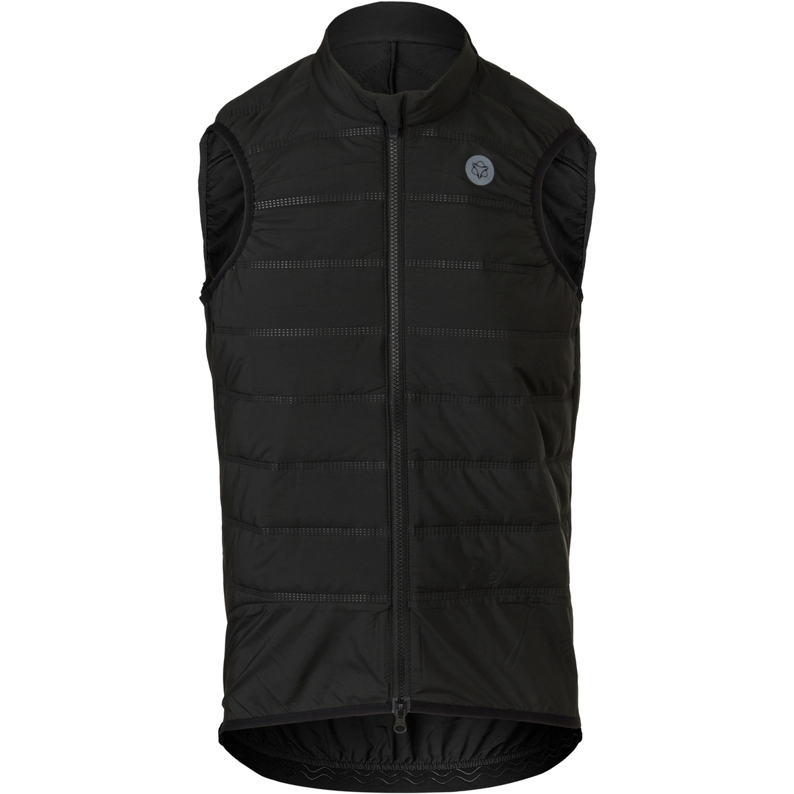 Mens Padded Black Cycling Gilet