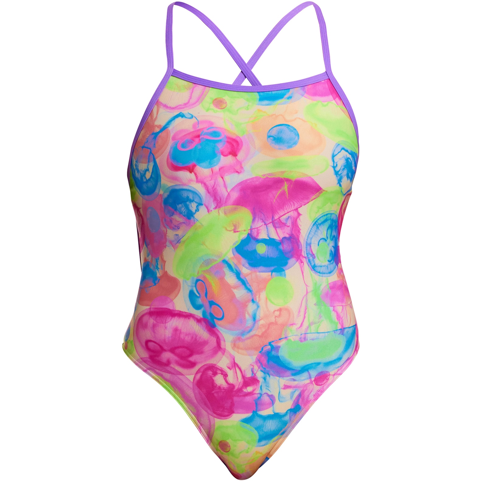 Женский цельный купальник Funkita Tie Me Tight Eco - Sweet Sting