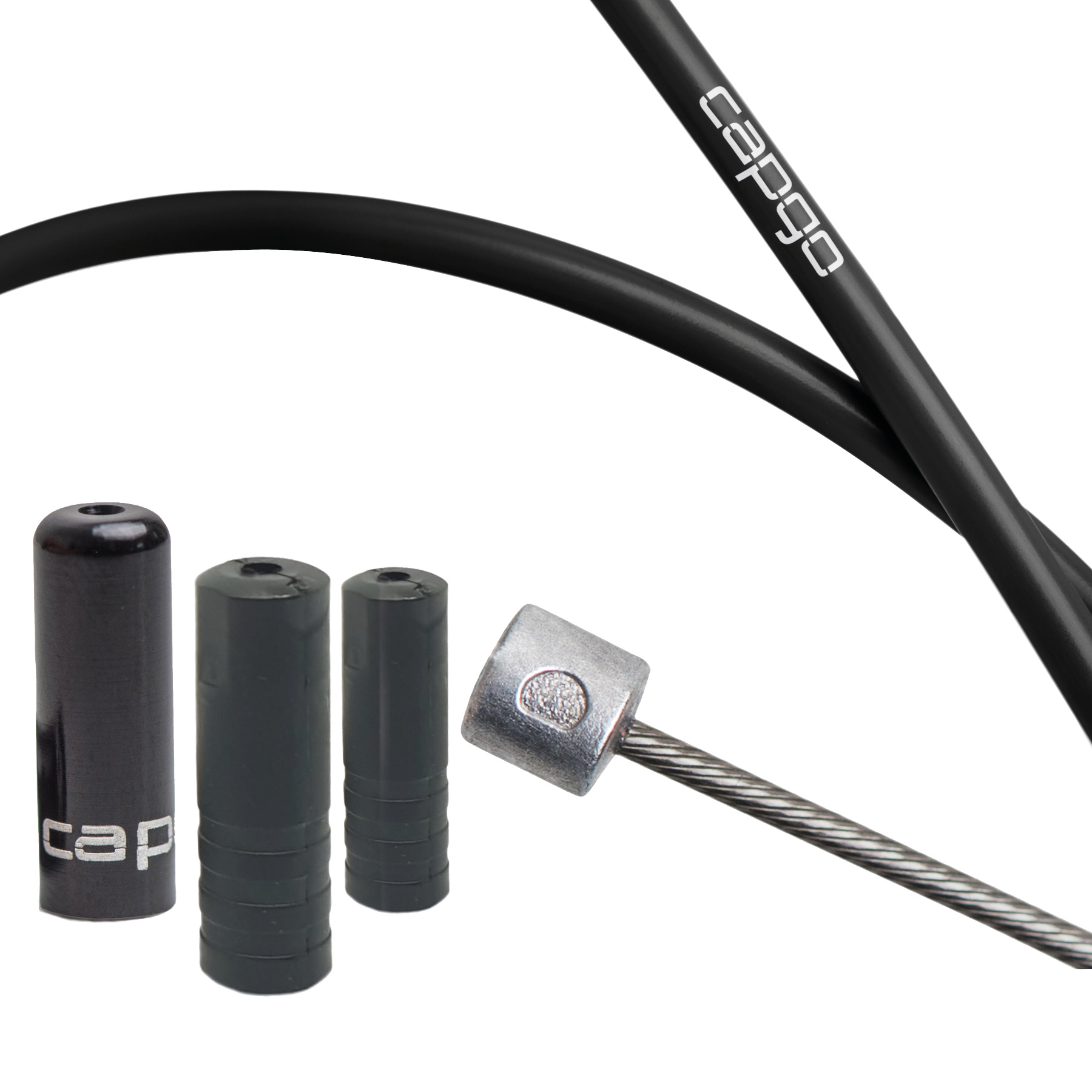 Productfoto van capgo Blue Line Cable Set for Dropper Posts - black
