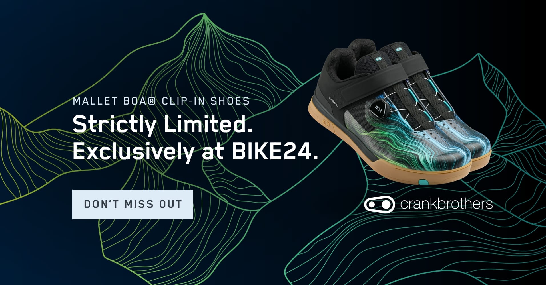 Crankbrothers Mallet Boa Clip-In Swirl - Strictly Limited