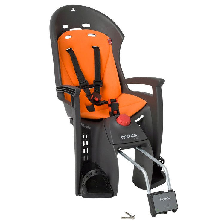 Productfoto van Hamax Siesta Child Bike Seat - Grey/Orange