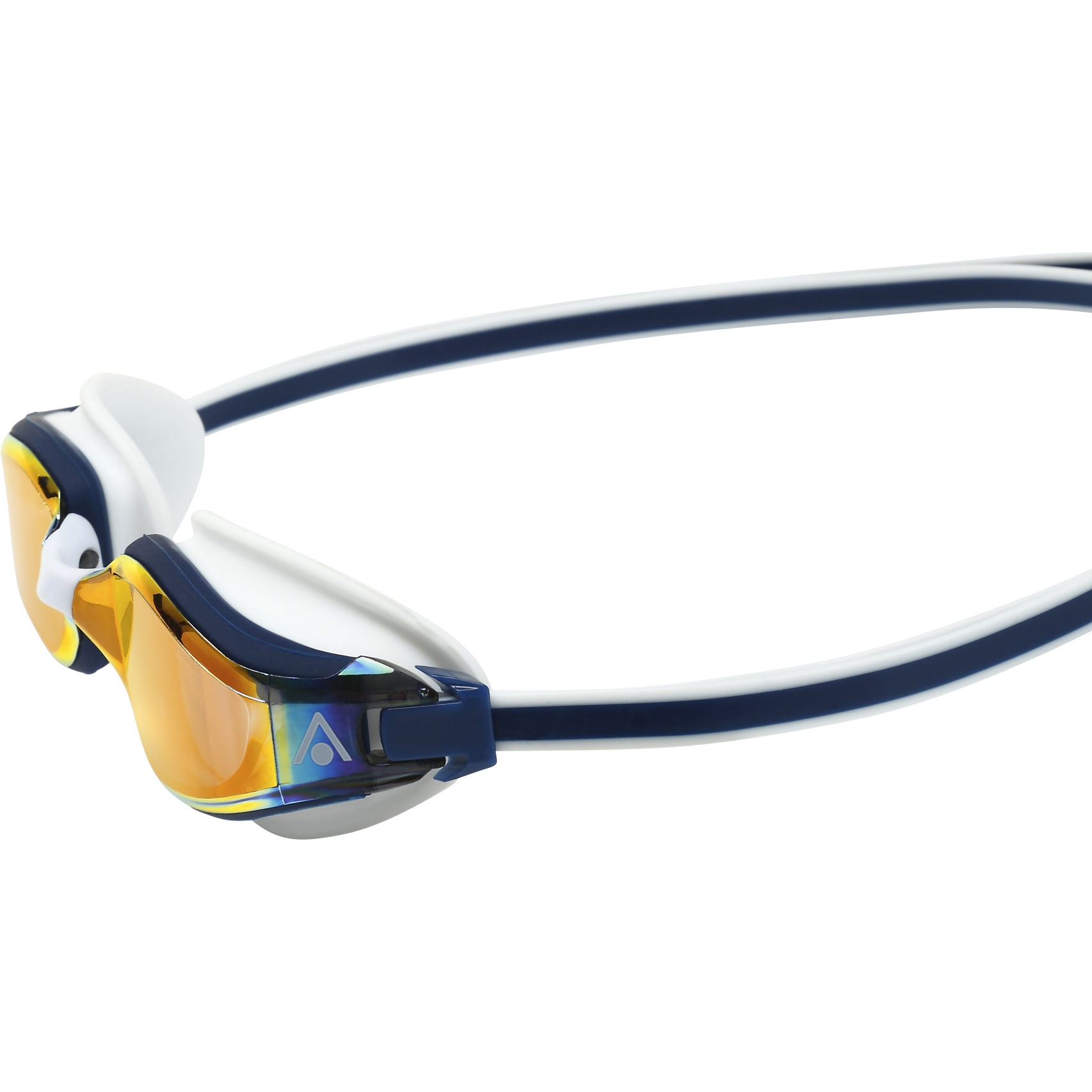 AQUASPHERE Xceed.A Lunettes de Plongée - Miroir Titane Bleu - Navy  Blue/Navy Blue